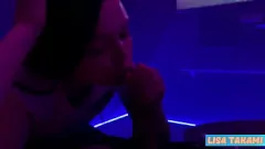 Play 18 Year Old Petite Brunette Lisa Takami in Intense POV Blowjob Porn