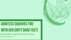 Jouer Hulkess vous desserre avec ses orteils avant de vous piétiner avec sa crasse, faites connaître vos pieds ! f4m joi son porno